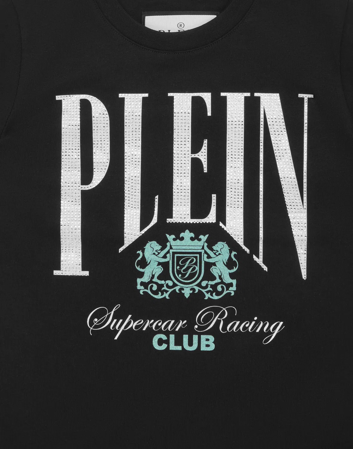 Детская футболка с коротким рукавом с принтом Racing Club PHILIPP PLEIN, White — фото 3
