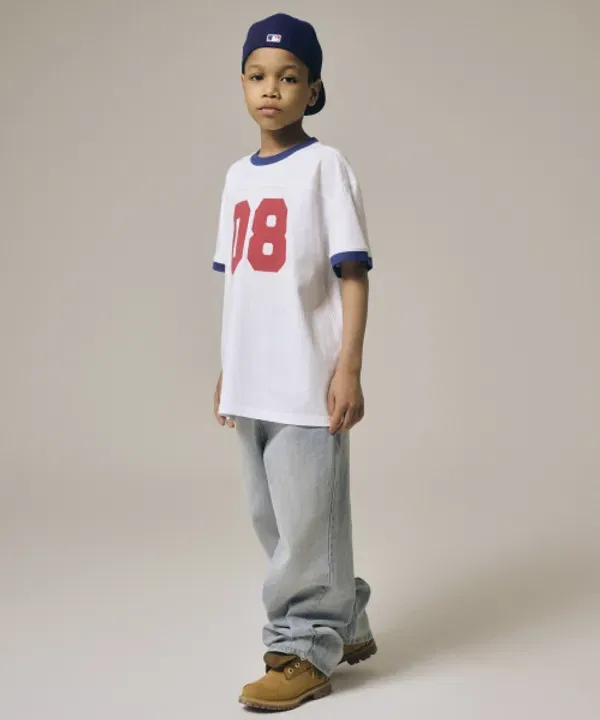 Футболка с длинным рукавом Giant Fit, белая, Takeasy Kids — фото 4