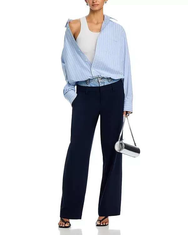 Женский топ с длинным рукавом Pre Styled Gathered Shirt Alexander Wang, Light Blue — фото 2