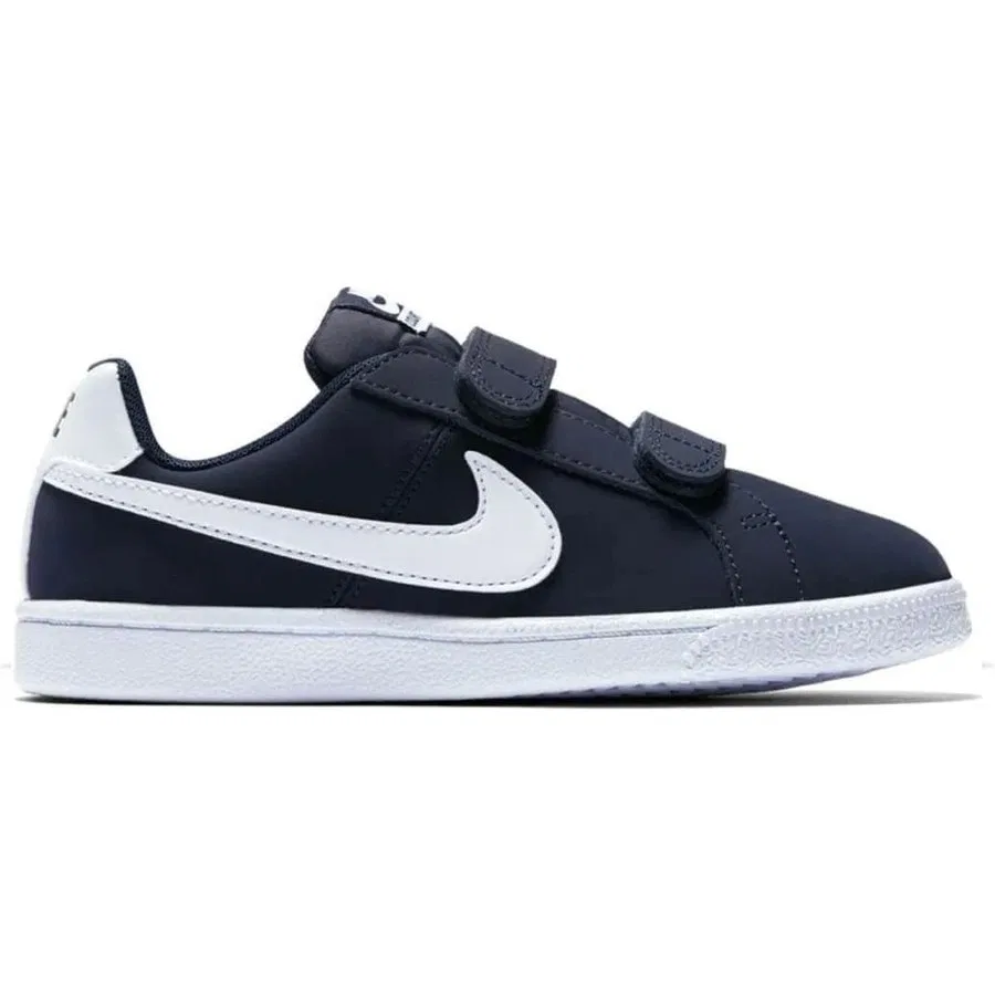 Кроссовки спортивные с кожаным верхом Court Royale Leather Sneaker Nike, Темно-синий