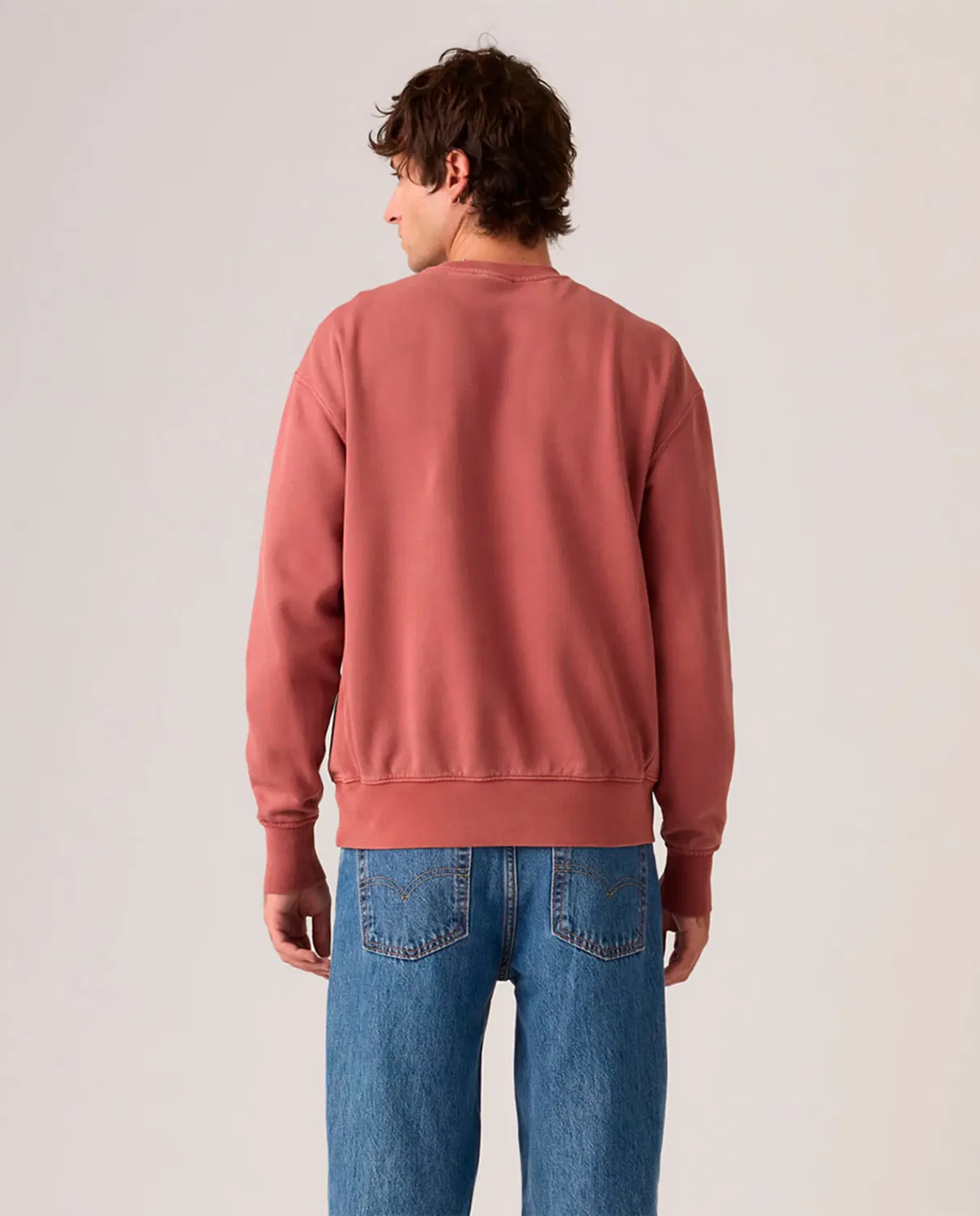 Мужская свитшот хлопковый Levi's, Salmon — фото 2
