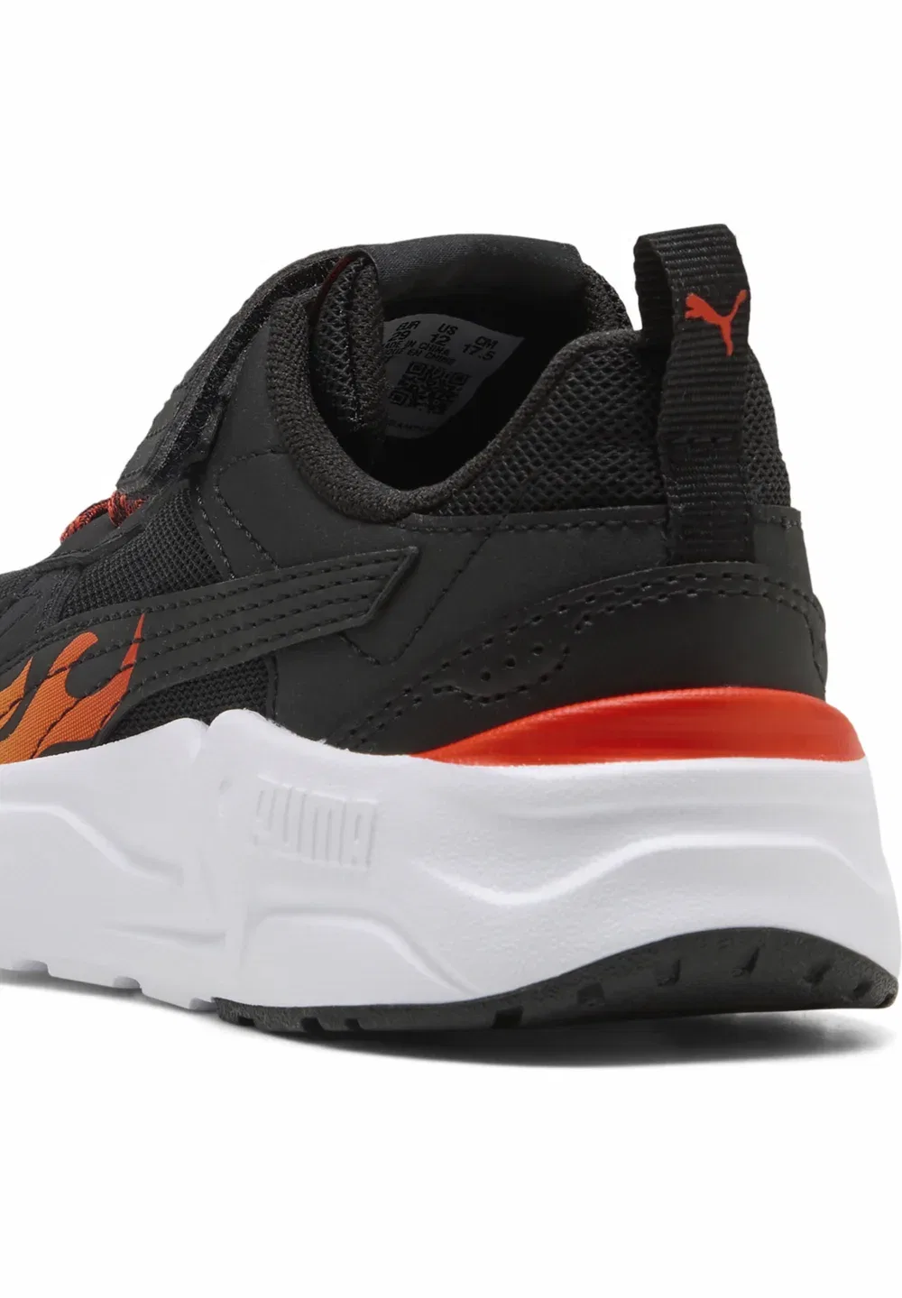 Кроссовки Trinity 2 lt sparks ac+ ps унисекс Puma, Puma Black-Bright Papaya-Red Flash — фото 4
