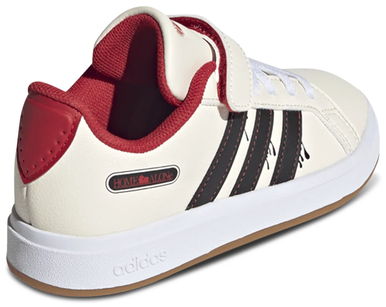 Кроссовки для мальчиков Disney Home Alone Grand Court Adidas, цвет Cream White/Core Black — фото 3