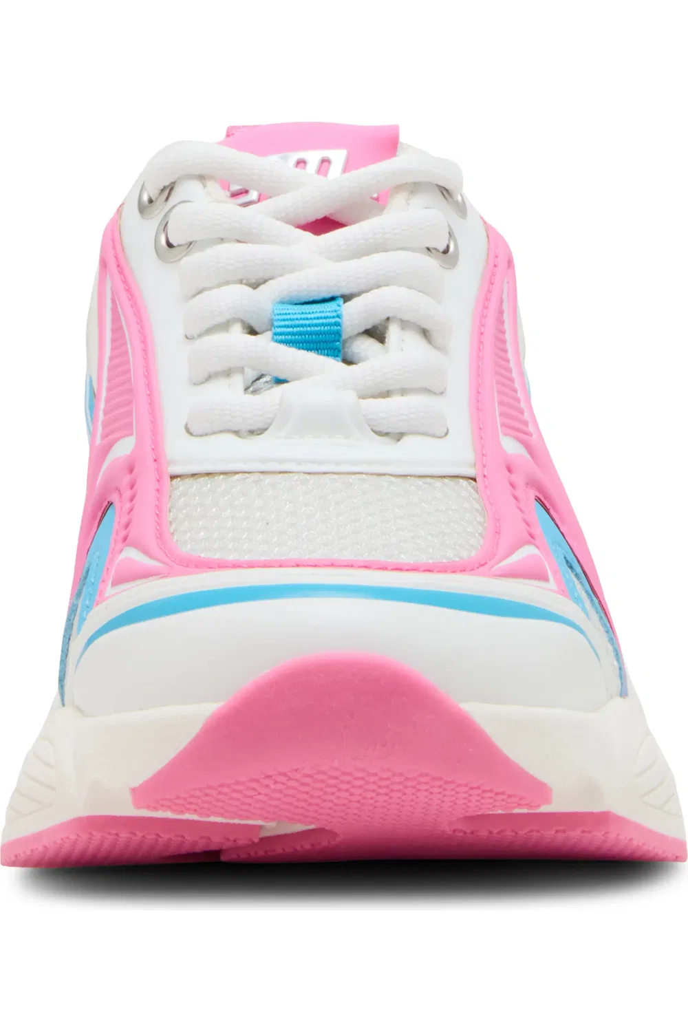 Детские кроссовки на шнуровке Jsped Steve Madden, розовый/синий — фото 3
