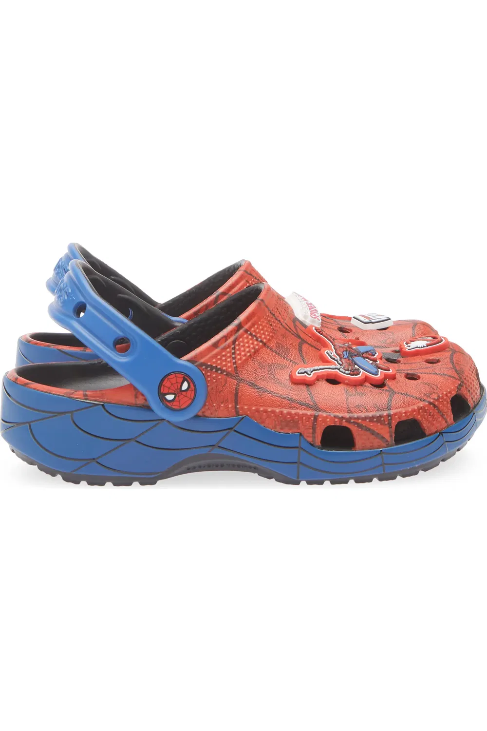 Детские сабо с героем Spiderman Classic Clog CROCS, Red Multi — фото 3