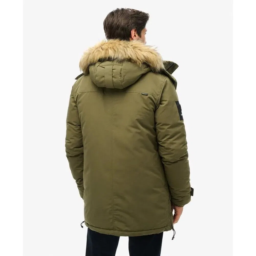 Мужская парка с капюшоном XPD Everest Superdry, Grun — фото 4