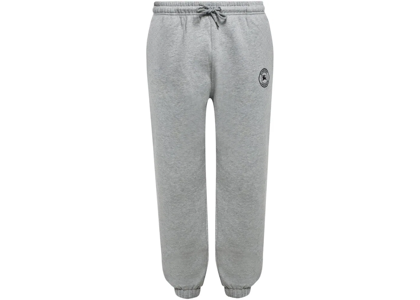 Мужские спортивные штаны с вышитым логотипом Sweatpants Burberry, Heather Gray