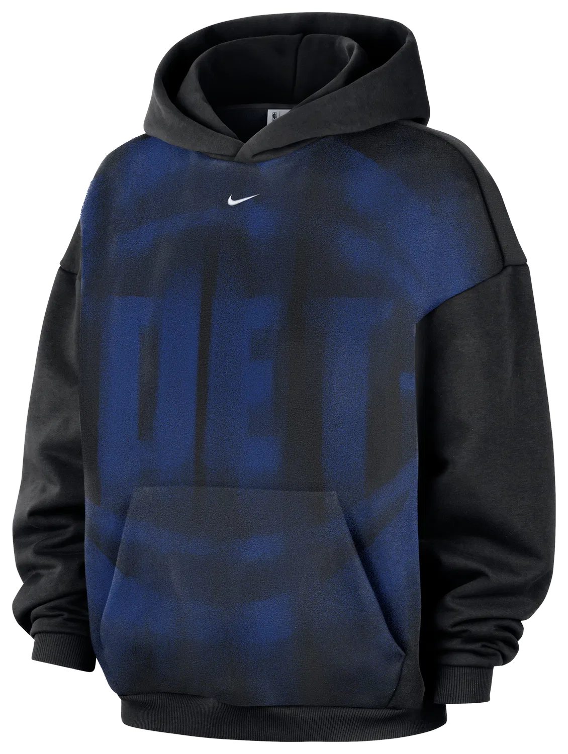 Мужское худи на флисовой подкладке Pistons Basketball Icon Hoodie Nike, белый/черный — фото 4