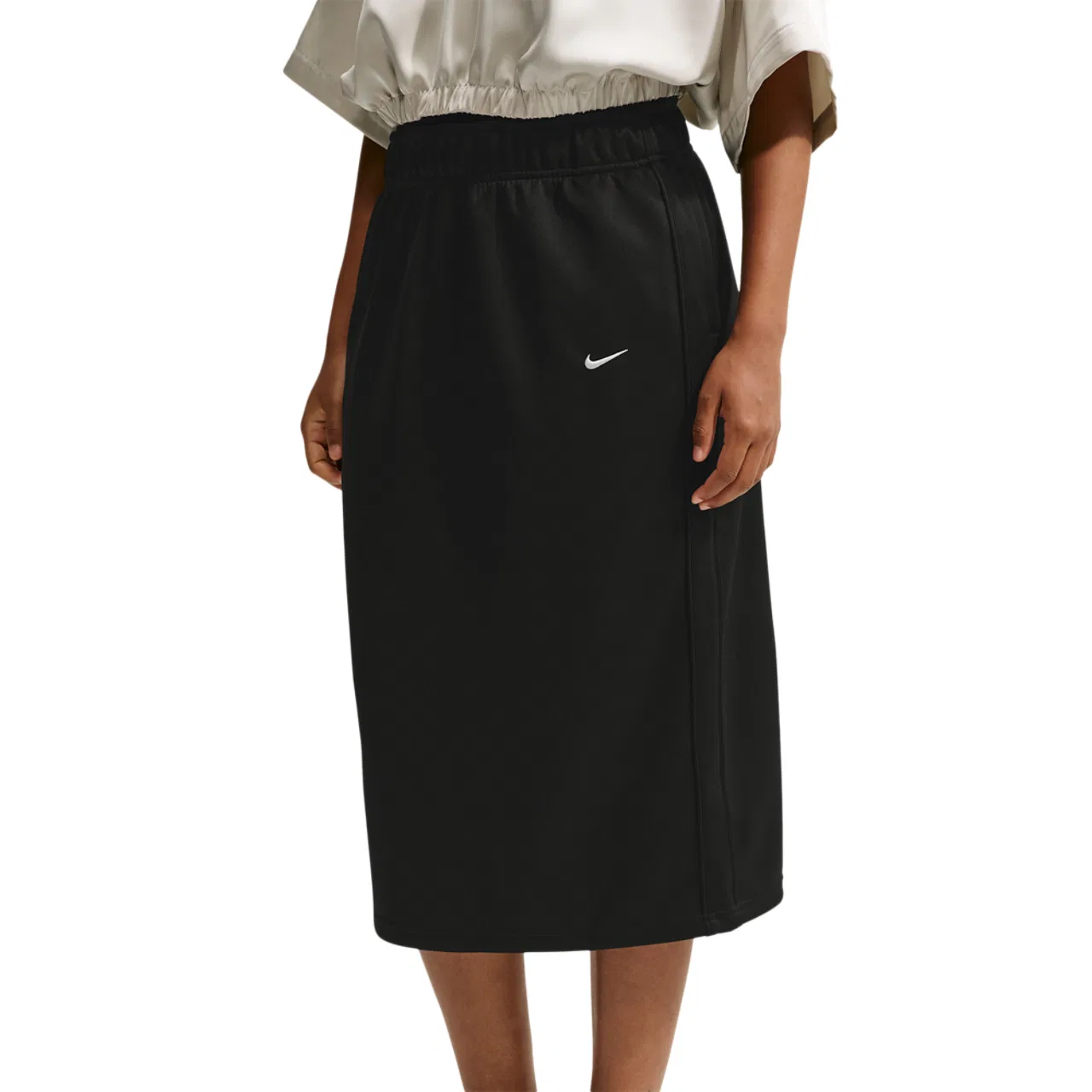 Женская юбка-миди Nike Track Skirt, Nike, Sail Black Black