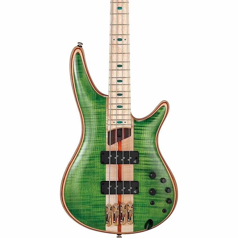 

Ibanez SR4FMDX SR Премиум 4-струнная бас-гитара изумрудно-зеленого цвета с низким блеском в сумке