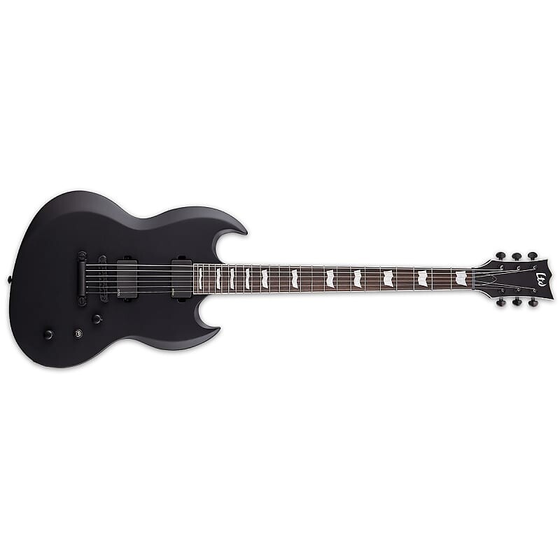 

Электрогитара ESP LTD Viper-400 Baritone Black Satin BLKS Electric Guitar Viper 400 - Brand NEW!