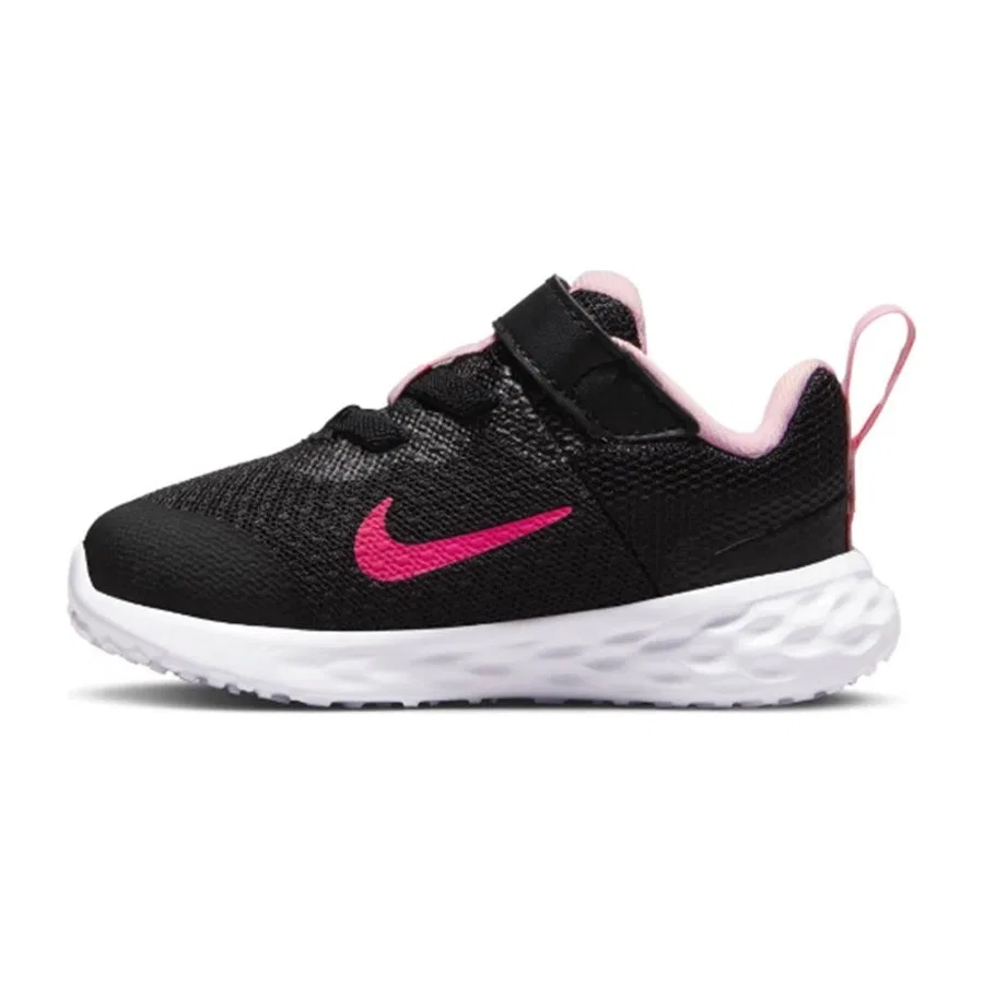 Кроссовки детские с принтом Nike Revolution 6 NN, Черный — фото 3