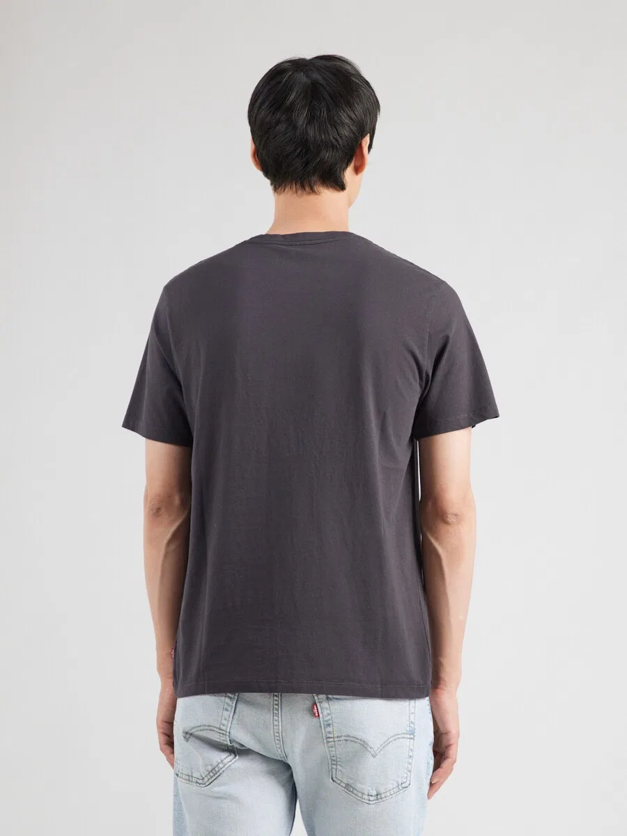 Футболка LEVI'S Regular Shirt Graphic Crewneck Tee черного цвета — фото 4