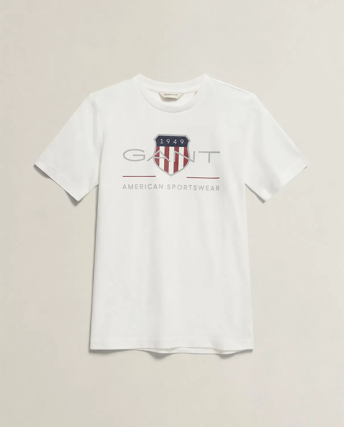 Детская футболка с коротким рукавом Gant, Blanco