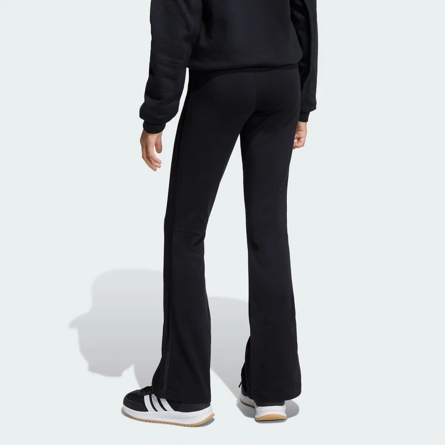 Леггинсы с расклешенной штаниной Seasonals Glam adidas, Черно-серебристый — фото 2