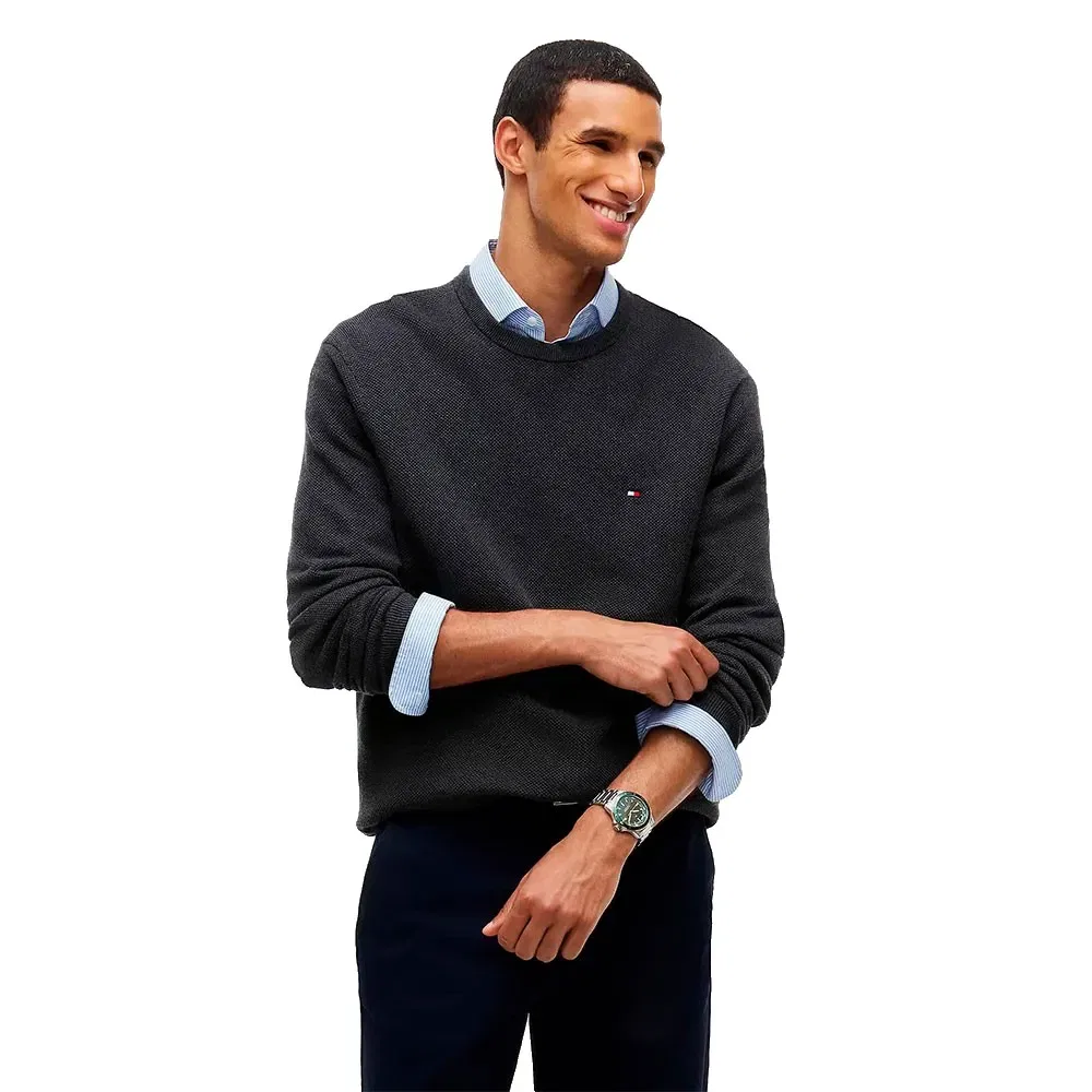 Мужской свитер из органического хлопка Tommy hilfiger, Grey
