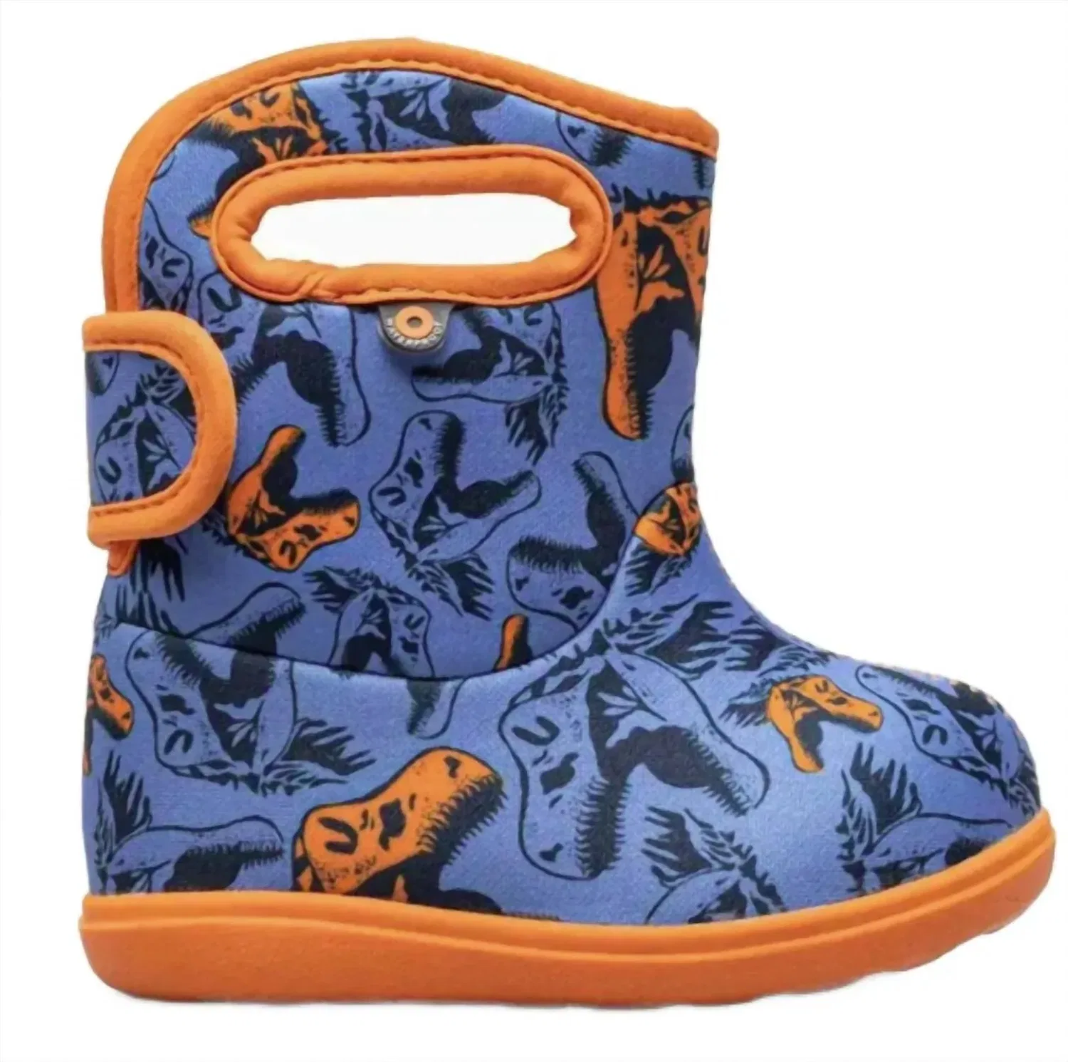 Детские классические сапоги с принтом динозавров Classic Dino Boots Bogs, синий