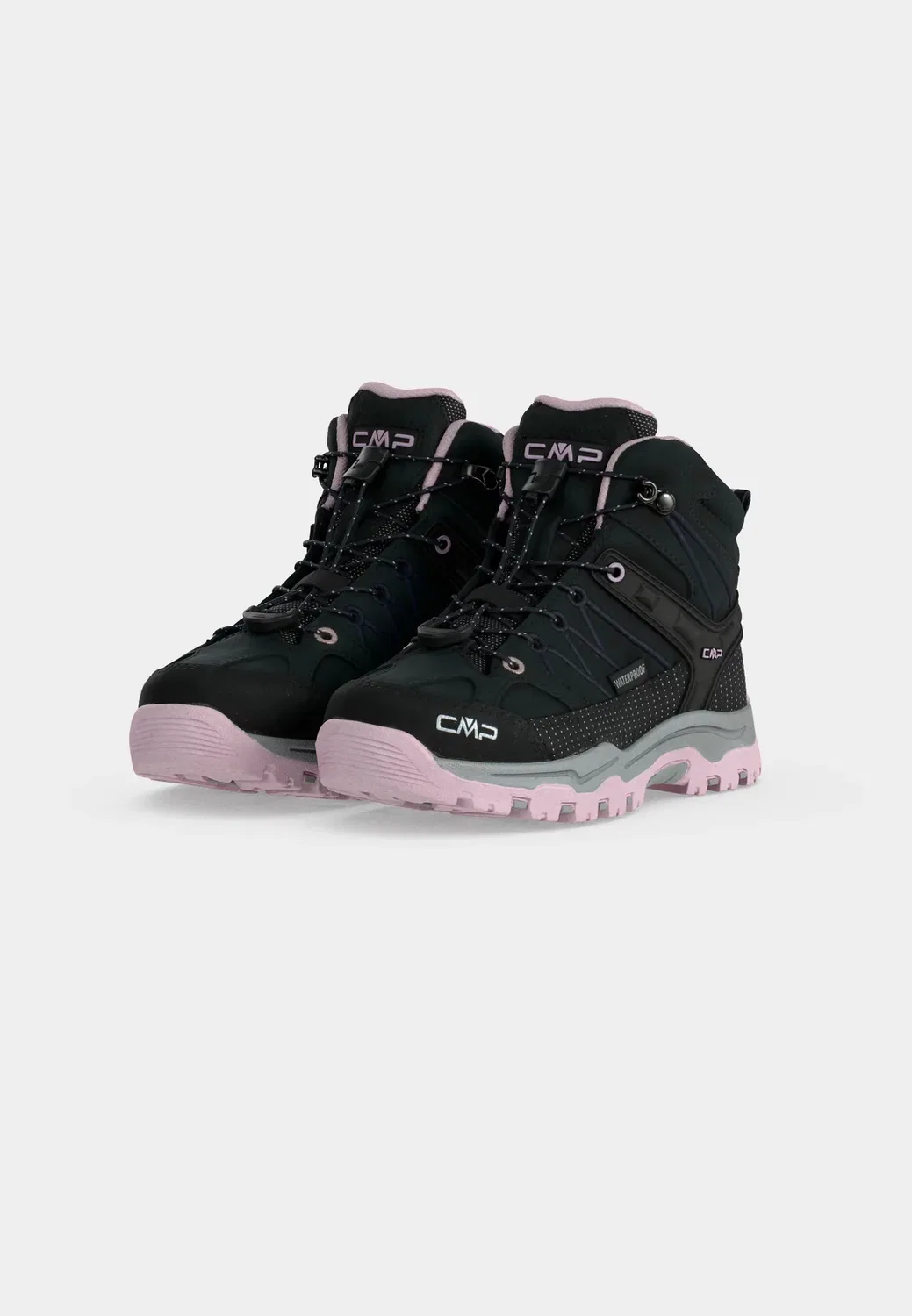 Детские походные ботинки Rigel Mid WP унисекс Cmp, Antracite/Soft Pink — фото 3