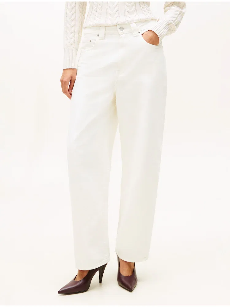 Джинсы Barrel Fit TOMMY HILFIGER, Ivory — фото 3