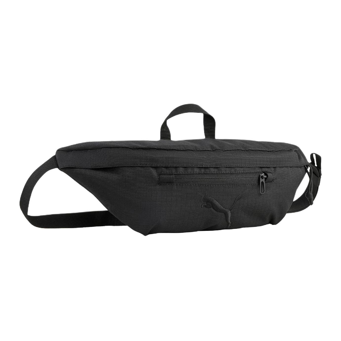 

PUMA Тканевая поясная сумка унисекс черная, Black