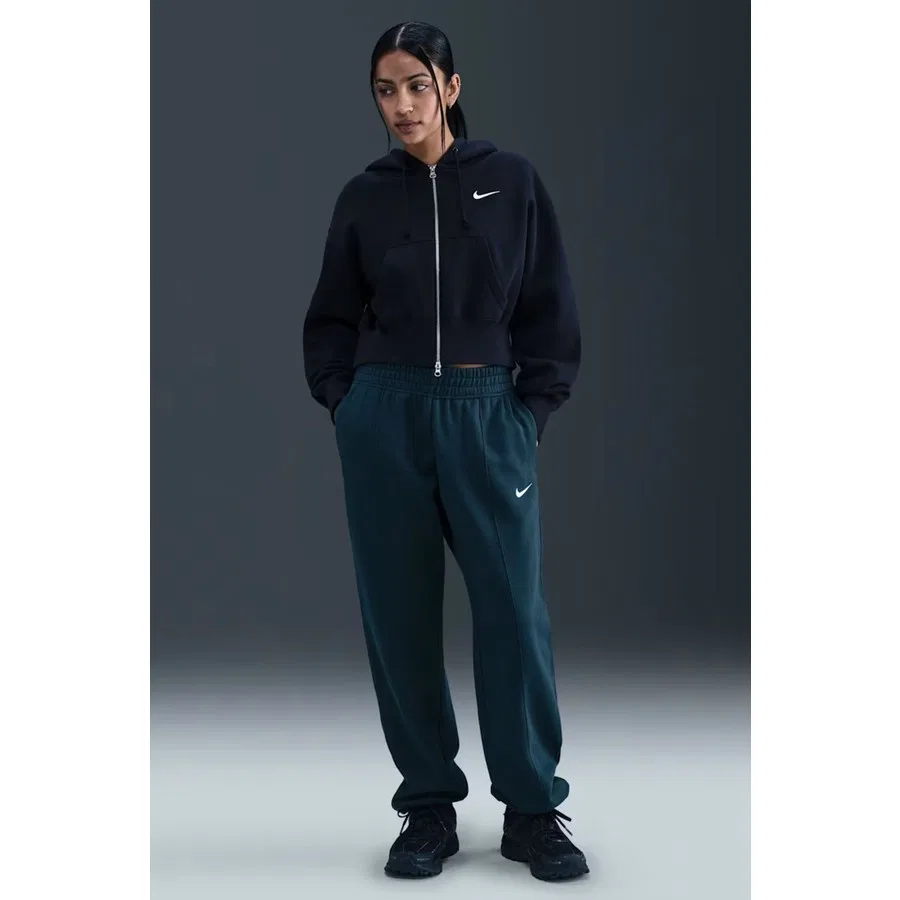Спортивные брюки свободного кроя с эластичным поясом Nike Sportswear Essential, Петроль — фото 4