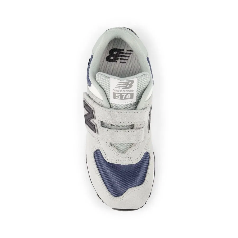 Кроссовки New Balance '574 Hook & Loop' серого цвета — фото 4
