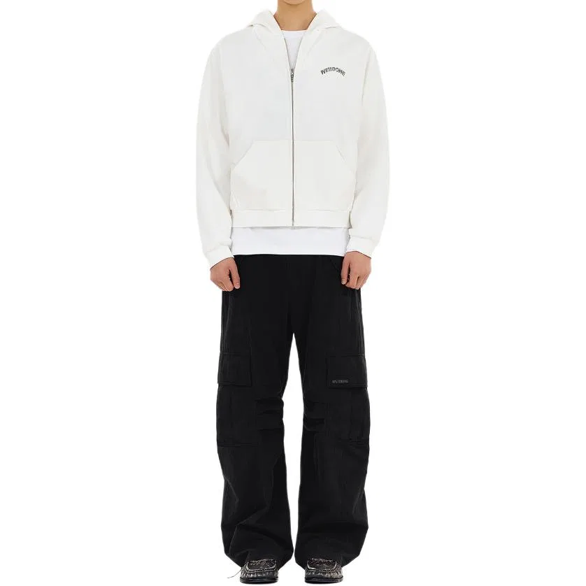 Детский свитшот с капюшоном Unisex Ecru WE11DONE — фото 4