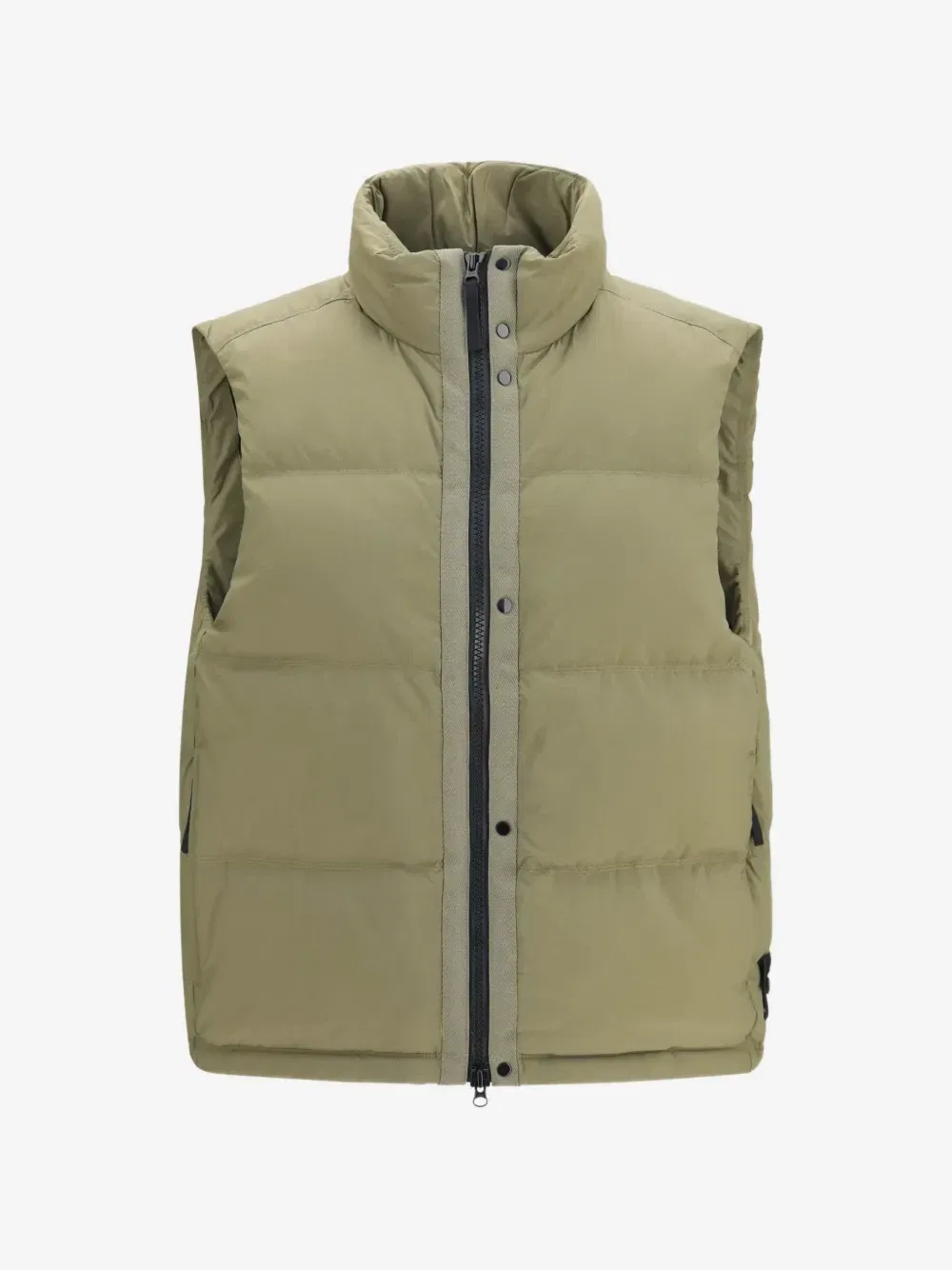 Матовый жилет из рипстопа G100004 из передовых тканей CORDURA Stone Island, зеленый
