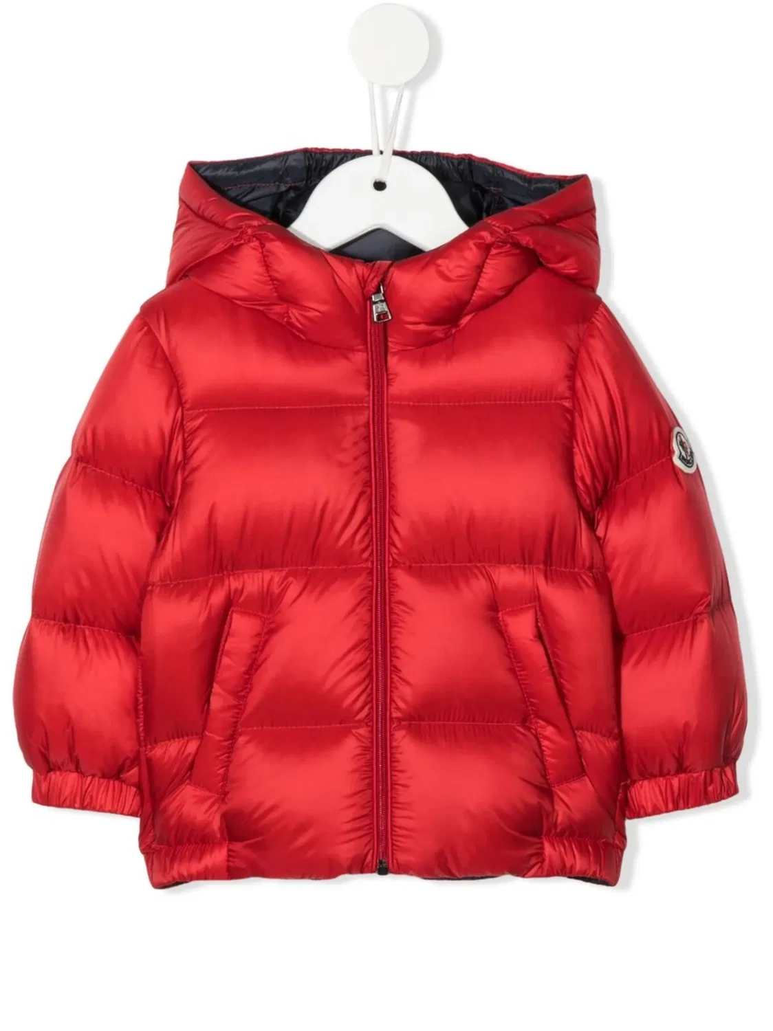 Утепленная Куртка Пуховик Moncler, красный