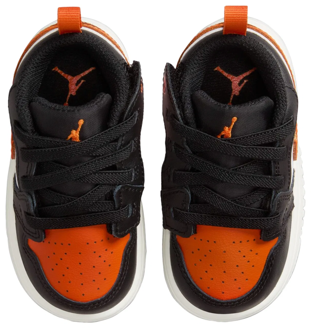 Кроссовки для мальчиков AJ 1 Low Alt Jordan, черный/оранжевый — фото 4