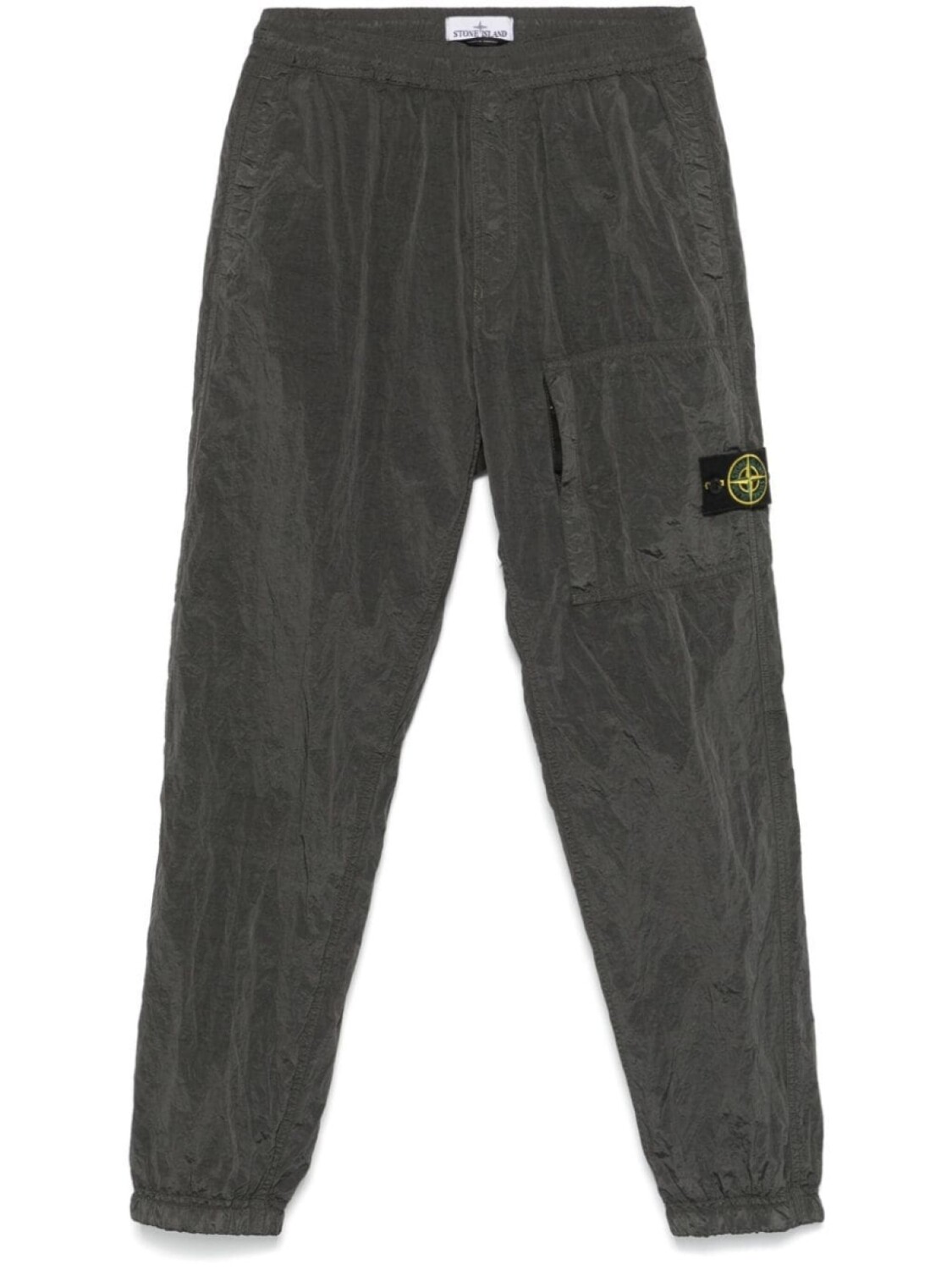 

Stone Island брюки с нашивкой Compass, серый