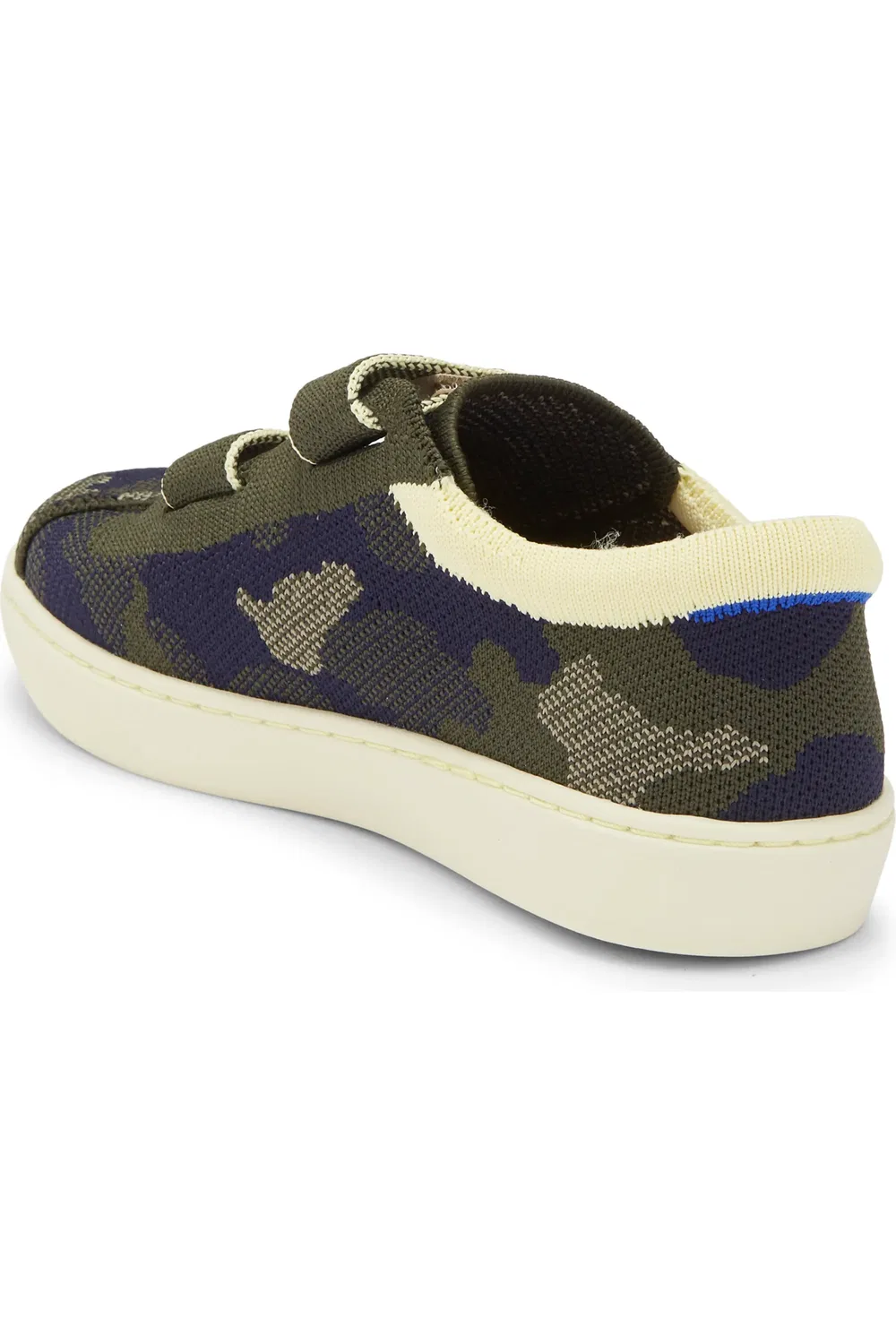 Кроссовки детские из переработанного пластика The Kids Strap Sneaker Rothy's, Spruce Camo — фото 2