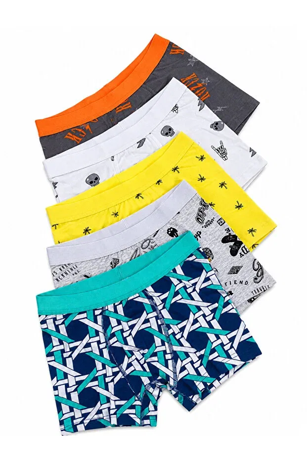 Детские боксеры для мальчиков набор из 5 штук Özkan Underwear, Patterned 2