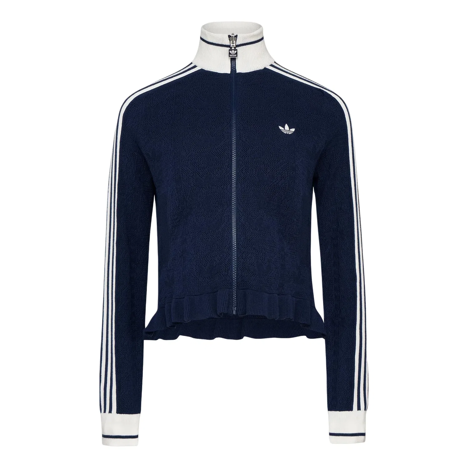 Женская куртка Sports TT Asia Sizing 'Night Indigo Off White' adidas, Night Indigo/Off White