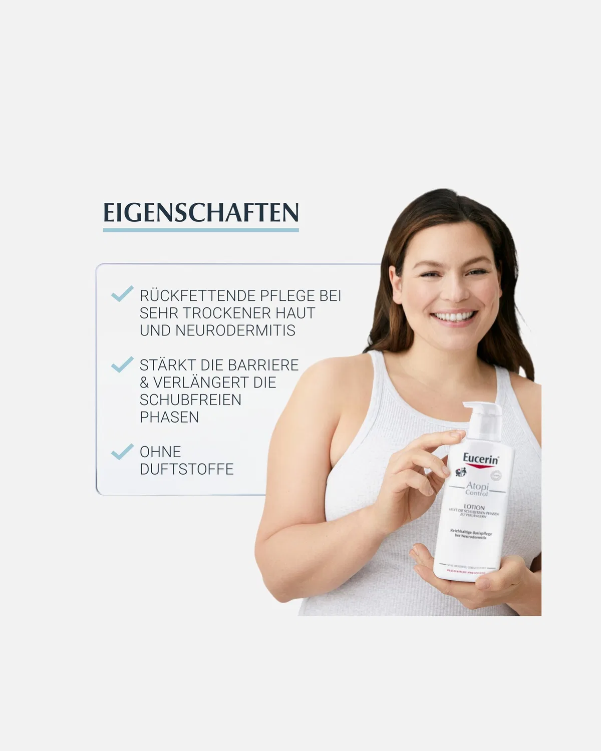 Лосьон для тела atopicontrol лосьон Eucerin, 400 Ml — фото 2