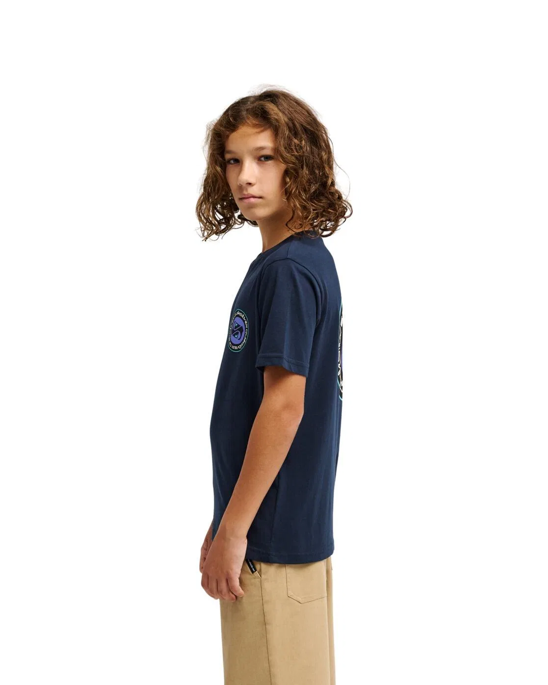 Детская футболка с круглым вырезом EV DUALITY Quiksilver, Kosmosblau — фото 3