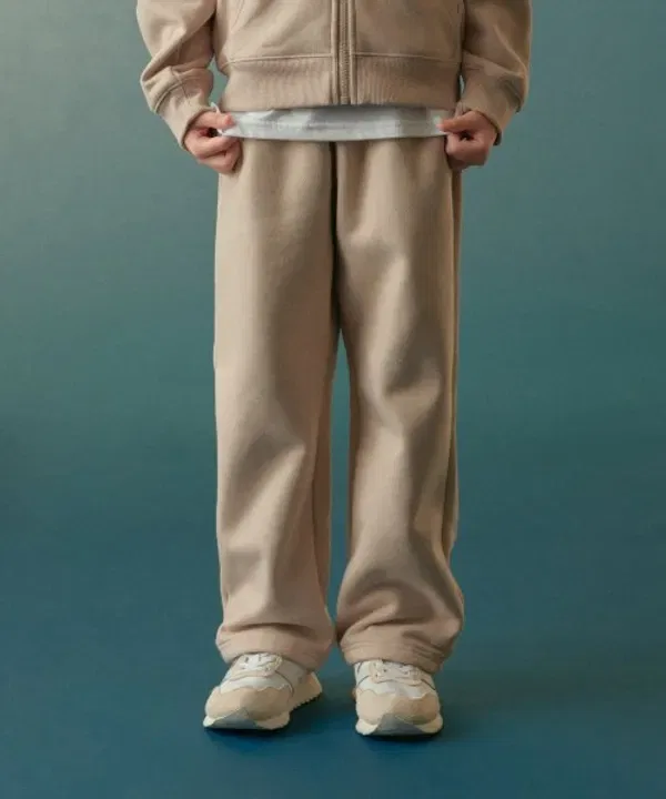Тренировочные штаны с начесом, Lounge Musinsa Standard Kids, пыльно-бежевый