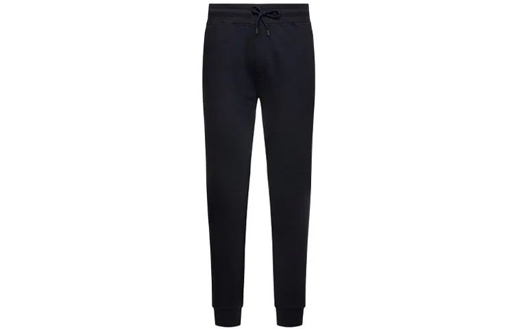 Трикотажные спортивные штаны, модель с манжетами, EMPORIO ARMANI, Navy Blue