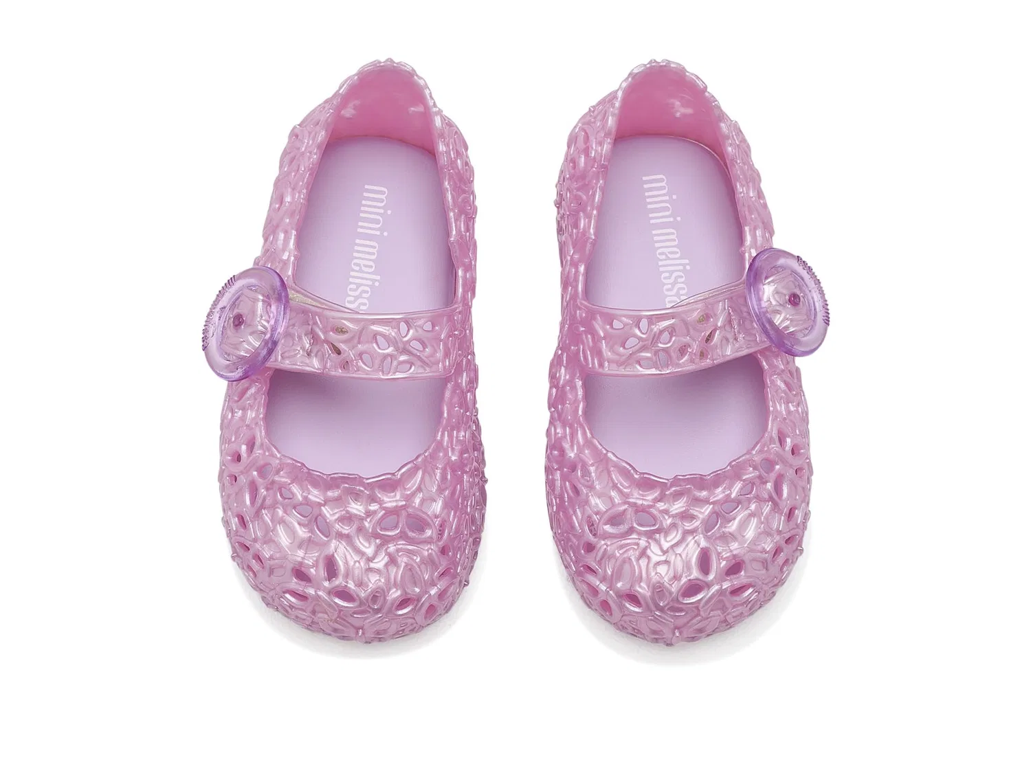 Балетки Pollen (для малышей и маленьких детей) Mini Melissa, Pearly Pink — фото 3
