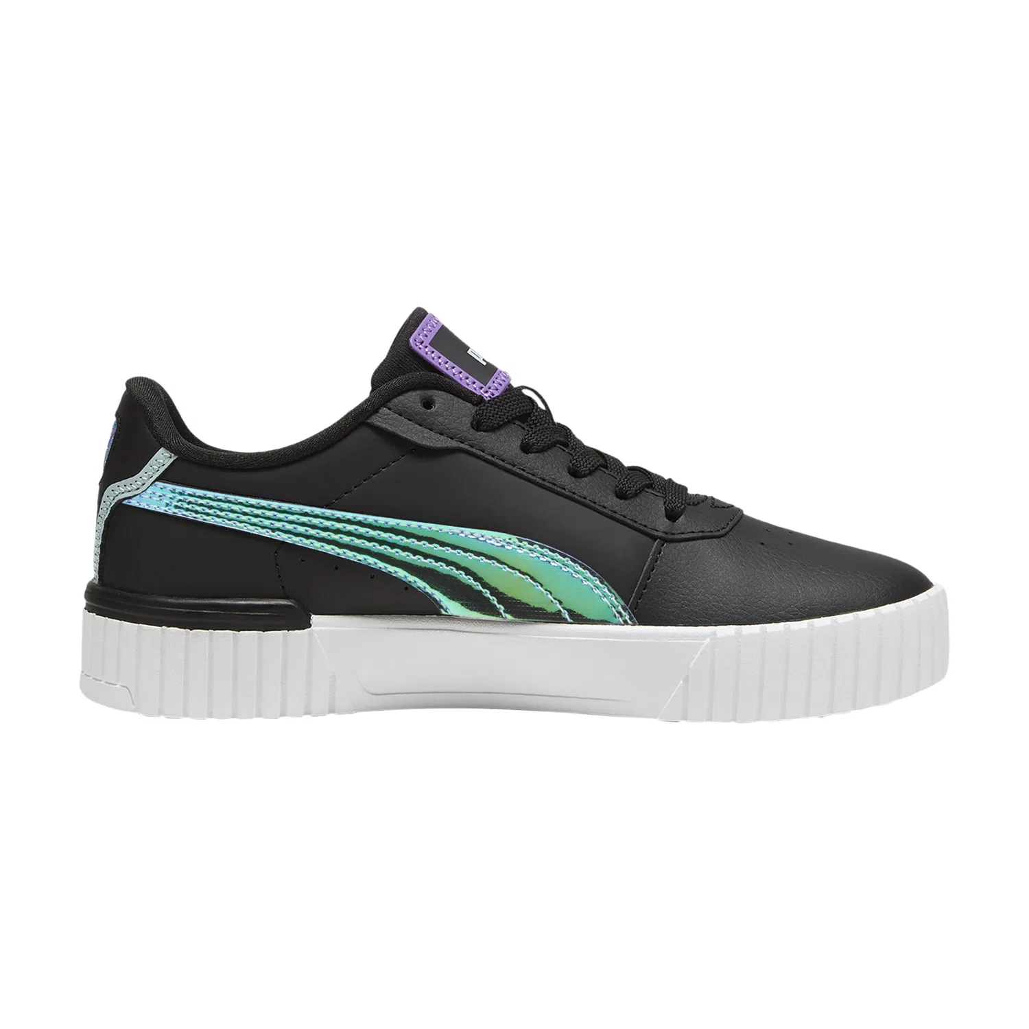 Детские кроссовки из искусственной кожи Puma Carina 2.0 Deep Dive Jr, Schwarz — фото 2
