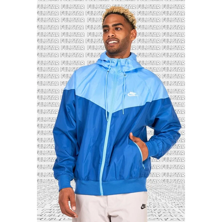 Куртка спортивная с капюшоном Windrunner Nike, Темно-синий