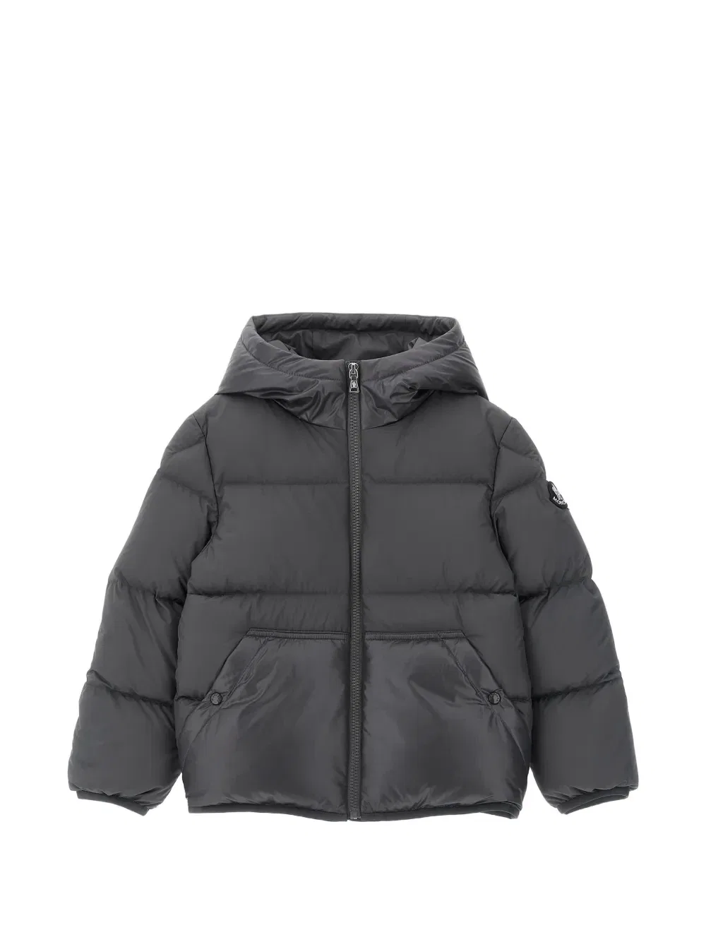 Стеганая пуховая куртка Barin Moncler Enfant, серый