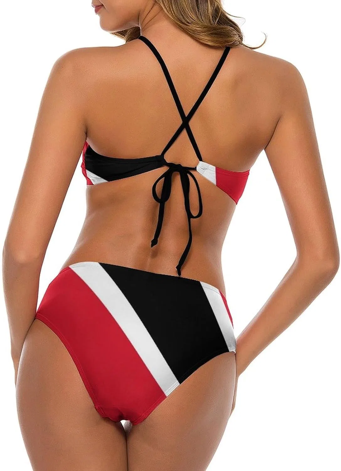 Женский бикини-сет с регулируемыми бретелями Halter, Style-4 — фото 4