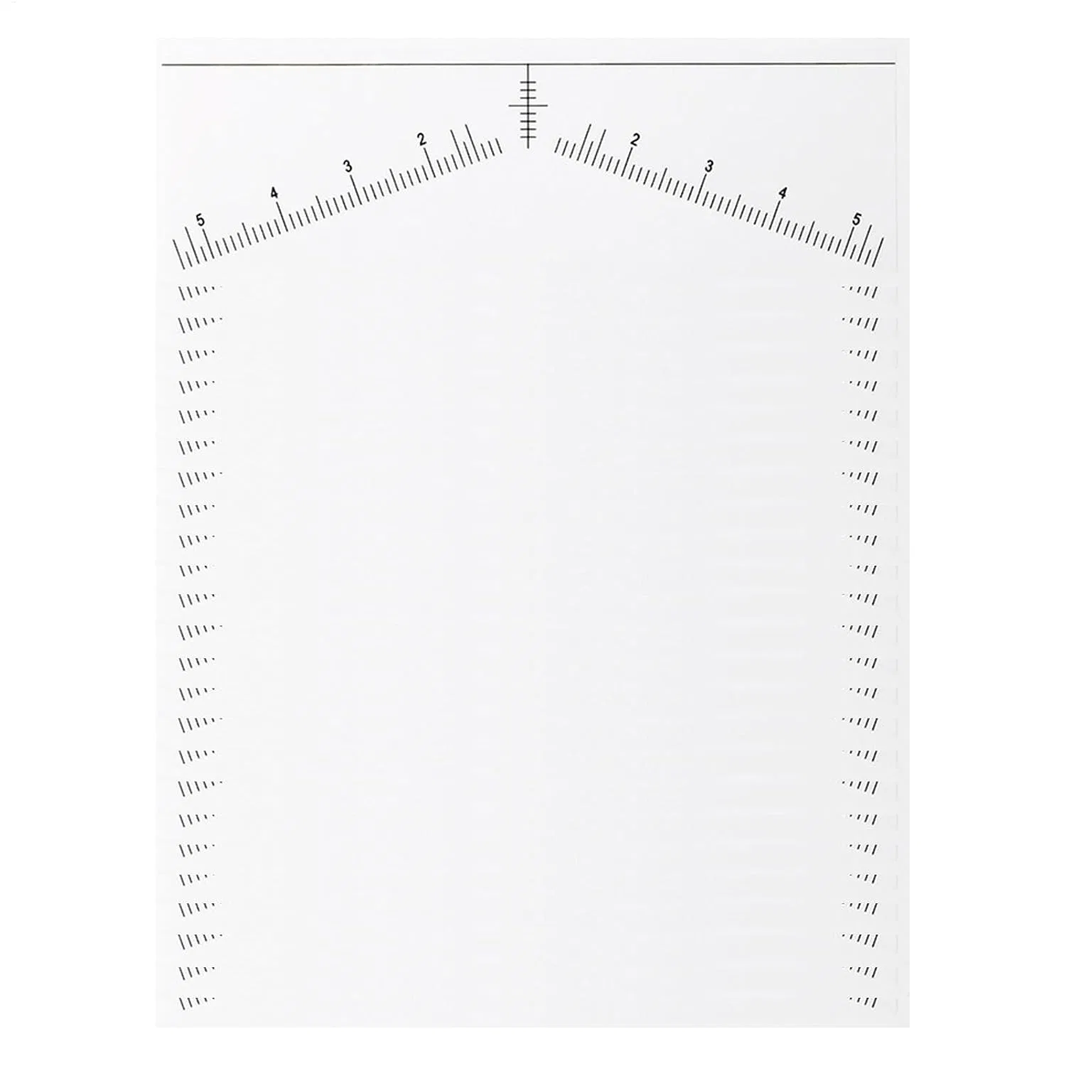 Трафарет для бровей, 25 шт, PVC, 9.8x3.2 см Generic
