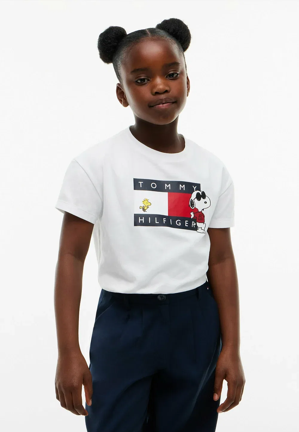 Футболка с принтом флага Peanuts - футболка с принтом Tommy Hilfiger, White — фото 2
