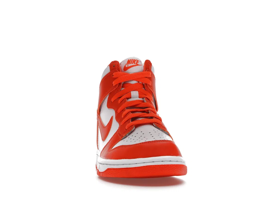 Детские кроссовки с высоким верхом Nike Dunk High SP Syracuse, White/Orange — фото 2