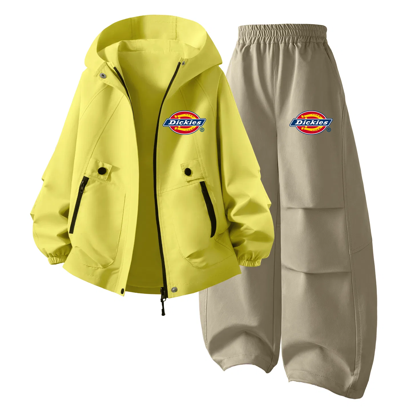 Детский спортивный комплект с принтом Dickies, Silicone Standard K Green/Silicone Standard K Khaki