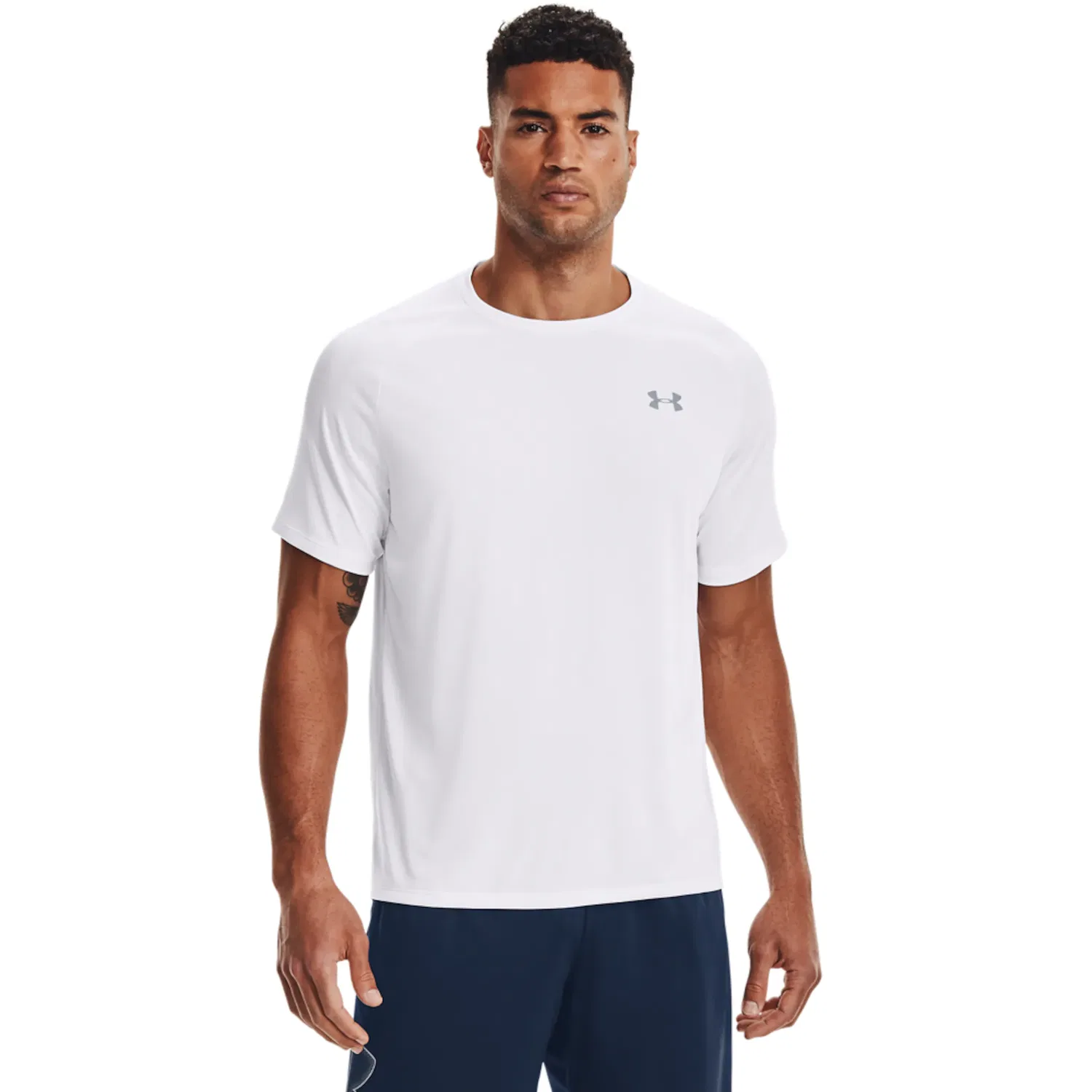 Детская футболка с коротким рукавом UA Tech 2.0 SS Under Armour, White — фото 2