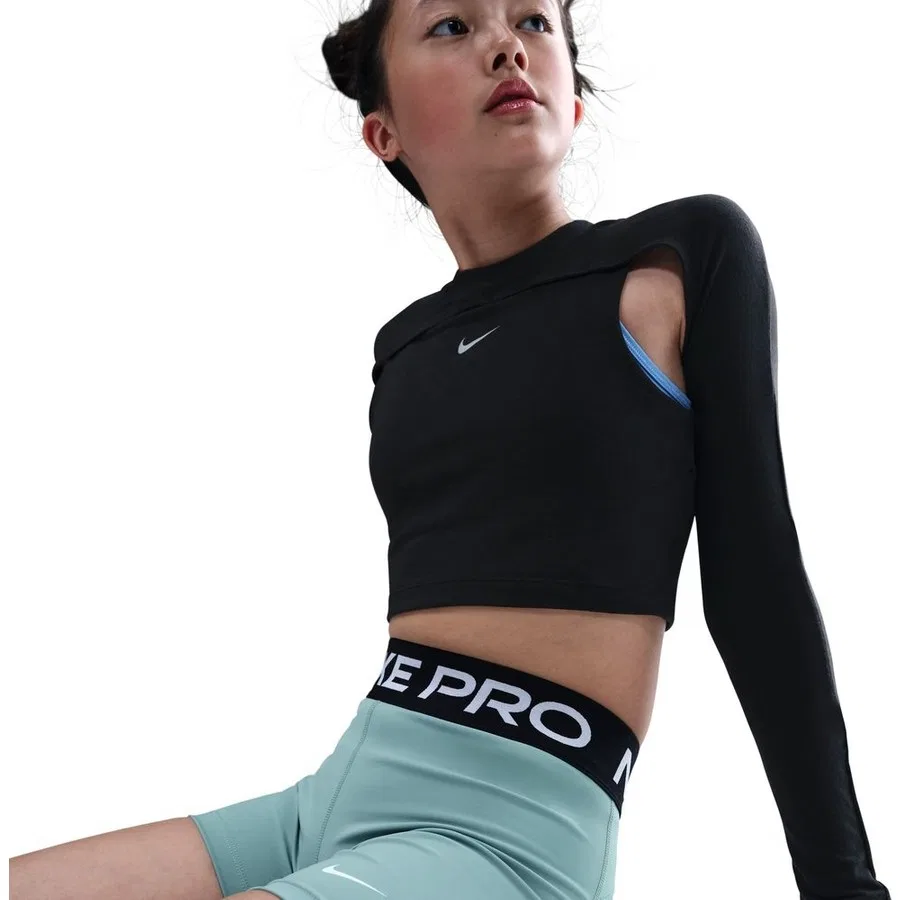 Спортивные шорты-леггинсы Nike Pro с принтом, IF1737, Nike, Сине-белый — фото 2