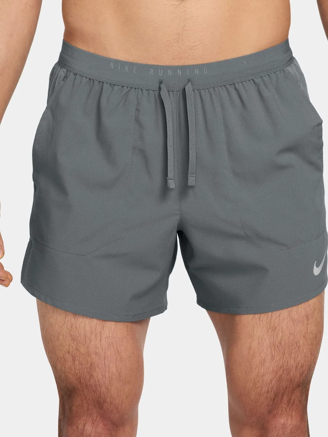 Шорты беговые Dri-FIT Stride Nike, дымчато-серый